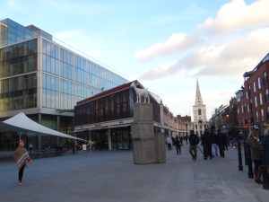 Spitalfield Market mit Norman Foster Verputz